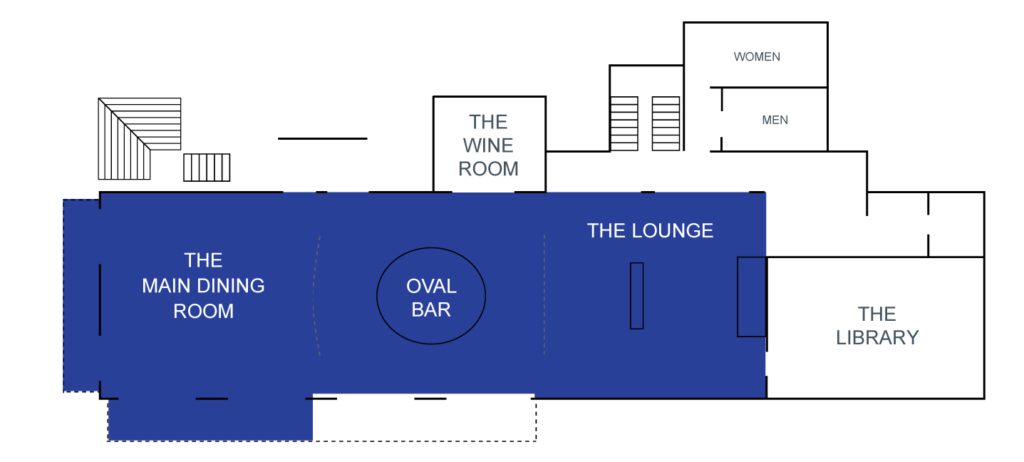 THE GRILL, OVAL BAR & LOUNGE,